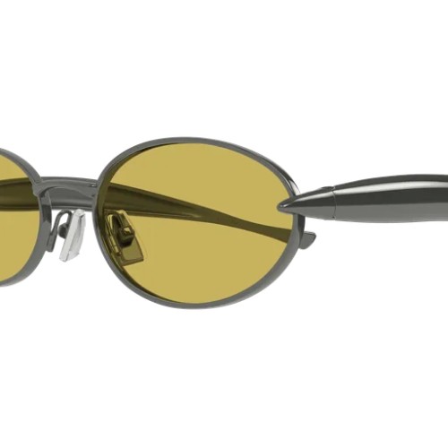 Bottega Veneta BV1386S - 002 - 57 Lunettes de soleil Métal canon Ovale