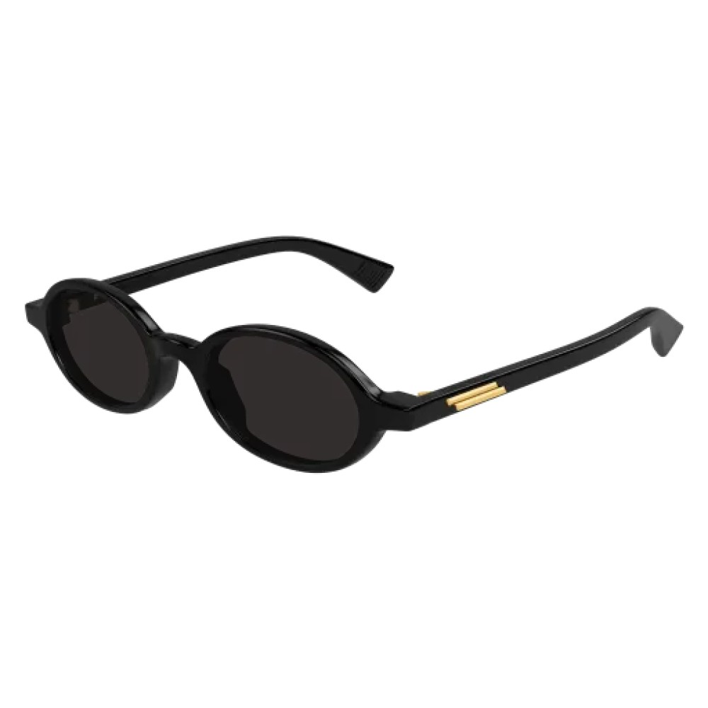 Bottega Veneta BV1388S - 001 - 47 Lunettes de soleil Noir Ovale