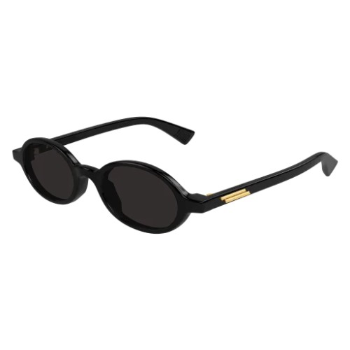 Bottega Veneta BV1388S - 001 - 47 Lunettes de soleil Noir Ovale