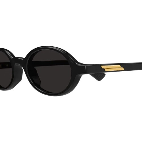 Bottega Veneta BV1388S - 001 - 47 Lunettes de soleil Noir Ovale