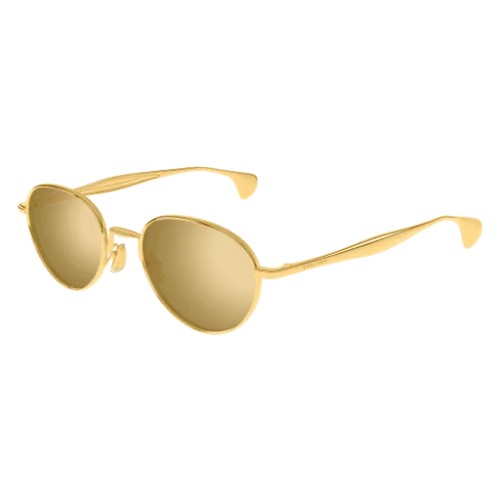 Bottega Veneta BV1396S - 002 - 50 Lunettes de soleil Or Ovale