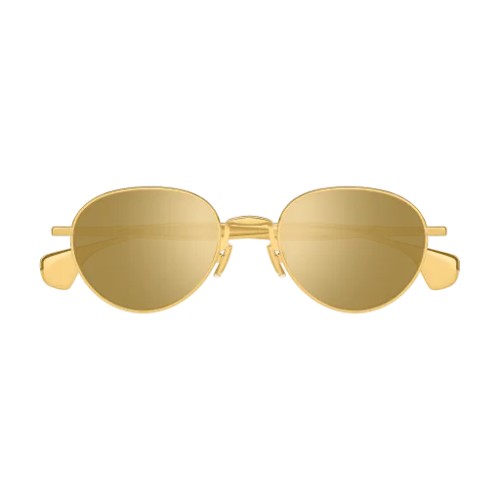 Bottega Veneta BV1396S - 002 - 50 Lunettes de soleil Or Ovale