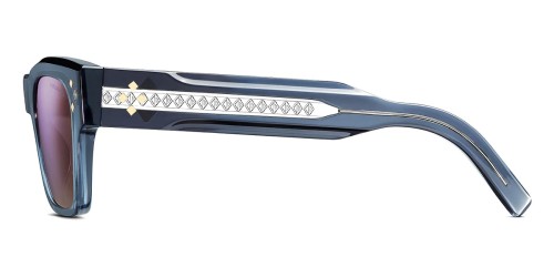 Dior CD DIAMOND S2I - 30G7 Z - 54 Lunettes de soleil Bleu Angulaire