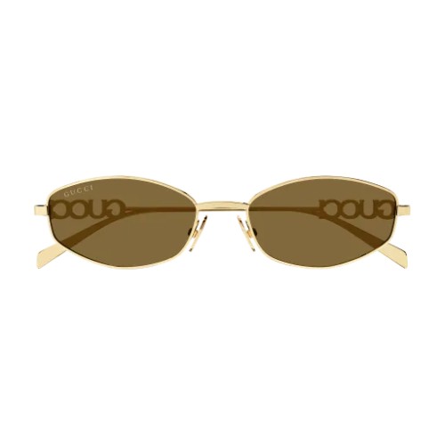 Gucci GG1802S - 005 - 55 Lunettes de soleil Gold Oval