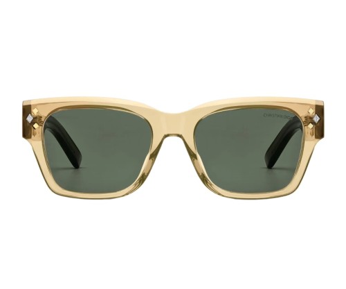Dior CD DIAMOND S2I - 78C0 Z - 54 Lunettes de soleil Or Angulaire