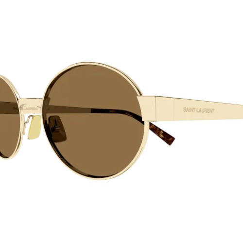 Saint Laurent SL 692 - 004 - 55 Lunettes de soleil Or Ovale