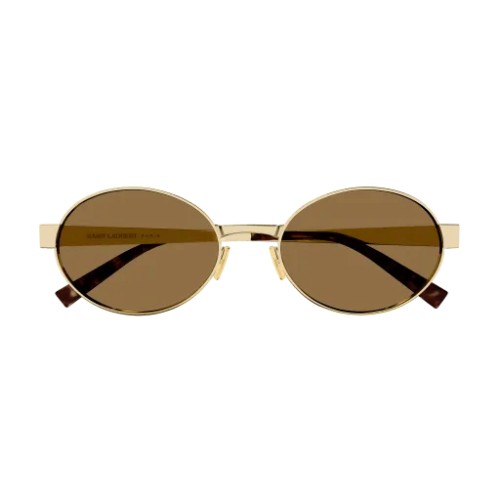Saint Laurent SL 692 - 004 - 55 Lunettes de soleil Or Ovale