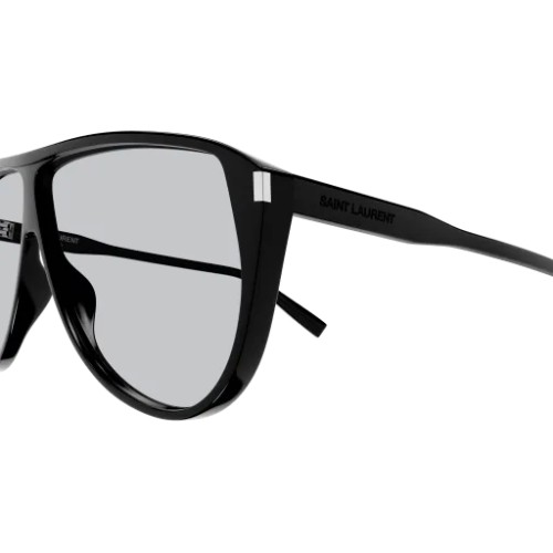 Saint Laurent SL 731 GASPAR - 001 - 65 Lunettes de soleil Noir Pilote (Aviateur)