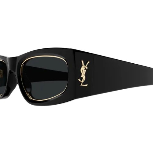 Saint Laurent SL M140 RIM - 001 - 54 Lunettes de soleil Noir Ovale