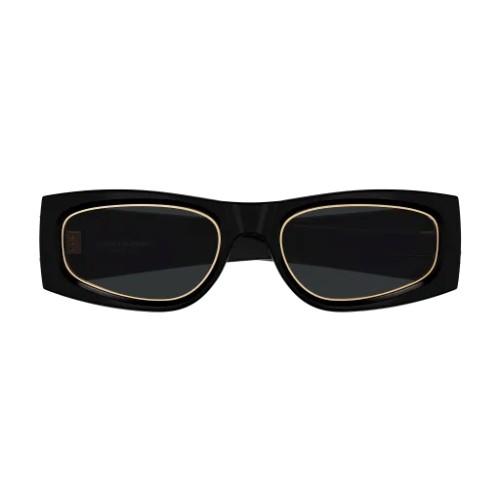 Saint Laurent SL M140 RIM - 001 - 54 Lunettes de soleil Noir Ovale