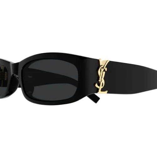 Saint Laurent SL M152 - 001 - 55 Lunettes de soleil Noir Angulaire