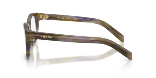 PRADA PR C13V - 23G1O1 - 54 Cadres optiques Rayé lagune Coussin