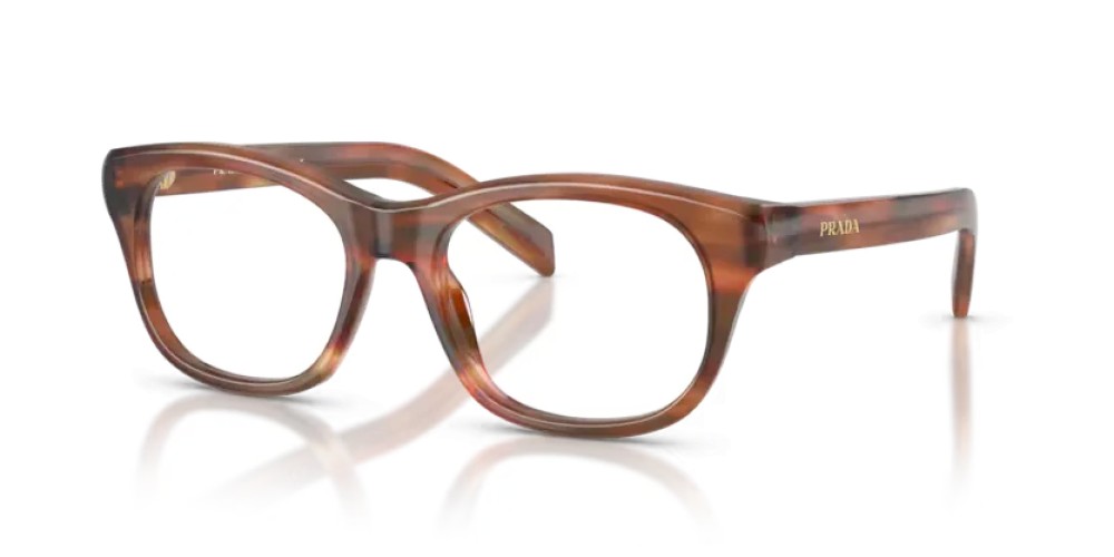 PRADA PR C13V - 24G1O1 - 54 Cadres optiques Chêne rayé Coussin