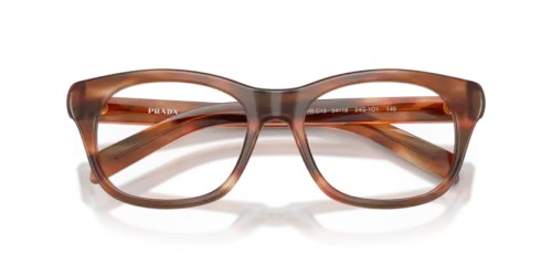 PRADA PR C13V - 24G1O1 - 54 Cadres optiques Chêne rayé Coussin