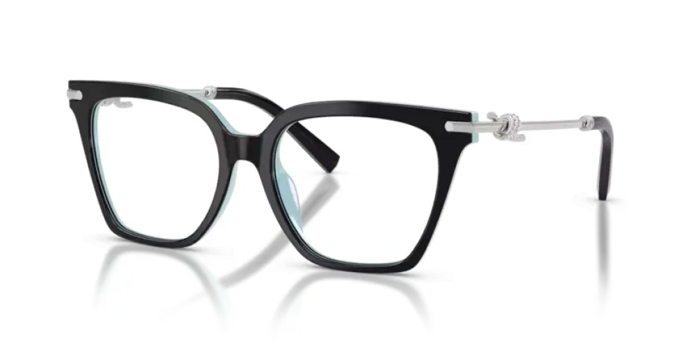 TIFFANY & CO. TF2284B - 8055 - 53 Cadres optiques Noir sur tiffany-bleu Angulaire