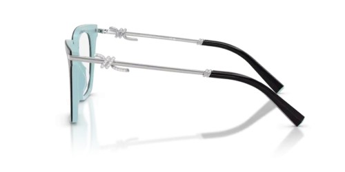 TIFFANY & CO. TF2284B - 8055 - 53 Cadres optiques Noir sur tiffany-bleu Angulaire