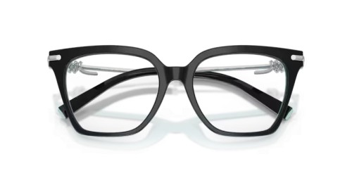 TIFFANY & CO. TF2284B - 8055 - 53 Cadres optiques Noir sur tiffany-bleu Angulaire
