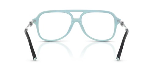 TIFFANY & CO. TF2283 - 8055 - 56 Cadres optiques Noir sur tiffany-bleu Pilote (Aviateur)