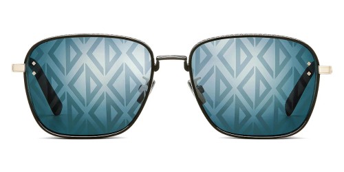 Dior CD DIAMOND S4U - H2B8 N - 55 Lunettes de soleil Noir Angulaire