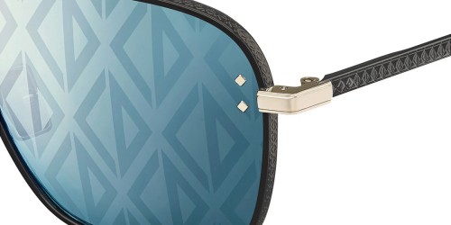 Dior CD DIAMOND S4U - H2B8 N - 55 Lunettes de soleil Noir Angulaire