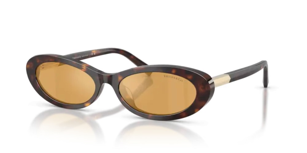TIFFANY & CO. TF4250 - 801574 - 56 Lunettes de soleil Havane Ovale