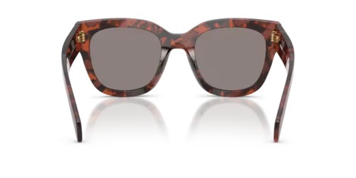PRADA PR C04S - 23F80Q - 52 Lunettes de soleil Écaille amarante Angulaire