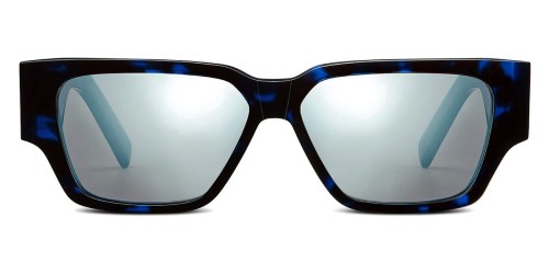 Dior CD DIAMOND S5I - 28I7 U - 56 Lunettes de soleil Noir, Havane bleu Angulaire