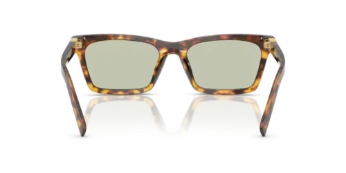MIU MIU MU A05S - 14L50O - 55 Lunettes de soleil Havane miel Rectangle