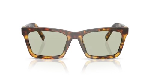 MIU MIU MU A05S - 14L50O - 55 Lunettes de soleil Havane miel Rectangle