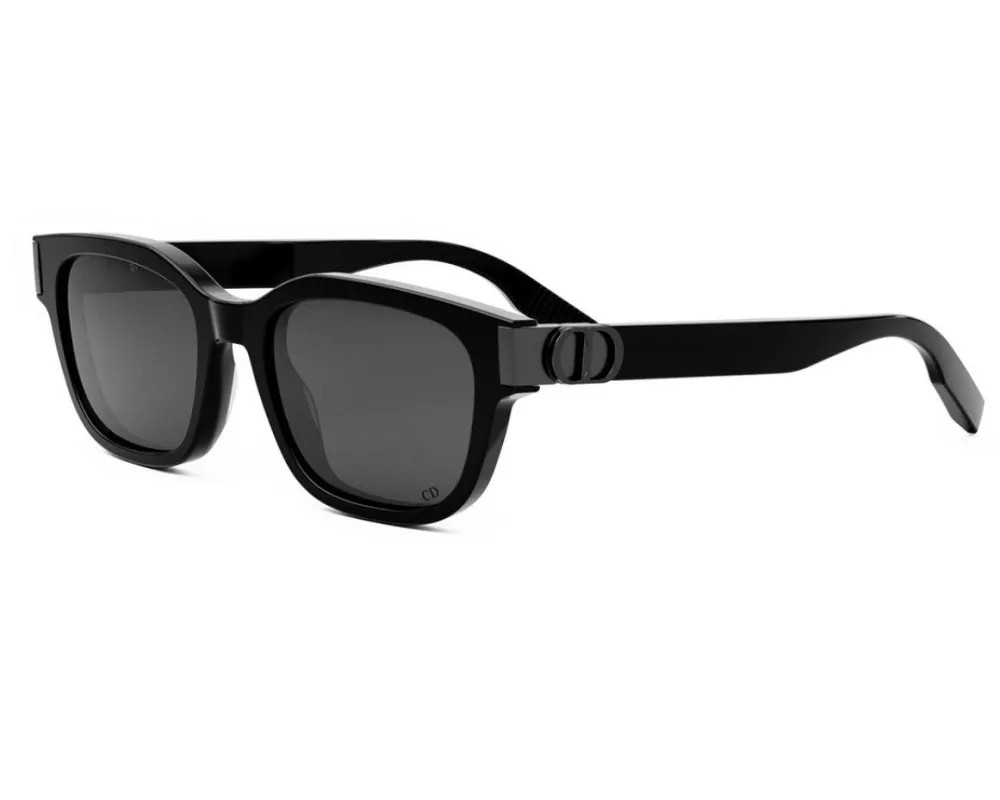 Dior CD ICON S1F - 14A0 V - 56 Lunettes de soleil Noir Angulaire