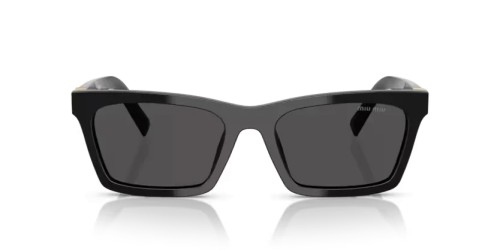 MIU MIU MU A05S - 16K08Z - 55 Lunettes de soleil Noir Rectangle