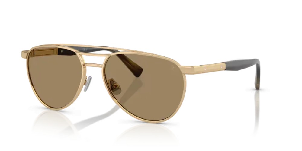 BRUNELLO CUCINELLI BC2007SM - 501653 - 56 - PLAQUÉ OR (GOLD PLATED) Lunettes de soleil Plaqué or Pilote (Aviateur)