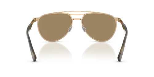 BRUNELLO CUCINELLI BC2007SM - 501653 - 56 - PLAQUÉ OR (GOLD PLATED) Lunettes de soleil Plaqué or Pilote (Aviateur)