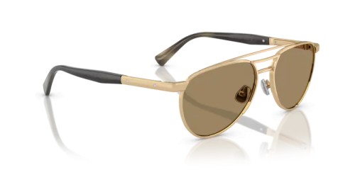 BRUNELLO CUCINELLI BC2007SM - 501653 - 56 - PLAQUÉ OR (GOLD PLATED) Lunettes de soleil Plaqué or Pilote (Aviateur)