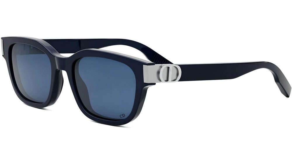Dior CD ICON S1I - 33B0 V - 54 Lunettes de soleil Bleu, Argent Coussin arrondi