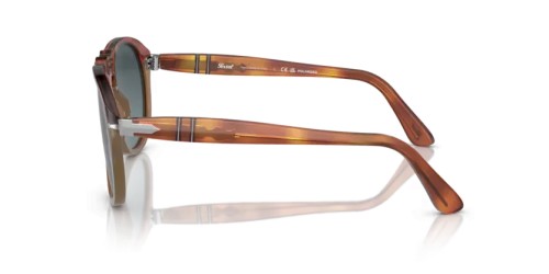 Persol PO0649 - 1025S3 - 54 - AVEC DES VERRES POLARISÉS Lunettes de soleil Résine et sel Pilote (Aviateur)