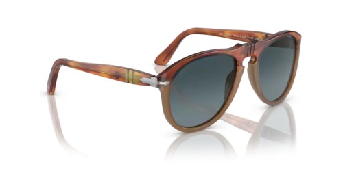 Persol PO0649 - 1025S3 - 54 - AVEC DES VERRES POLARISÉS Lunettes de soleil Résine et sel Pilote (Aviateur)