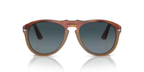 Persol PO0649 - 1025S3 - 54 - AVEC DES VERRES POLARISÉS Lunettes de soleil Résine et sel Pilote (Aviateur)