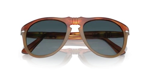 Persol PO0649 - 1025S3 - 54 - AVEC DES VERRES POLARISÉS Lunettes de soleil Résine et sel Pilote (Aviateur)