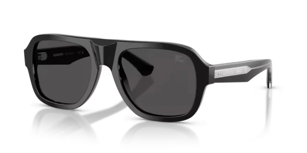 BURBERRY BE4478 - 420687 - 55 Lunettes de soleil Black Pilot (Aviator)