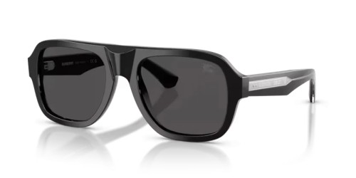 BURBERRY BE4478 - 420687 - 55 Lunettes de soleil Black Pilot (Aviator)