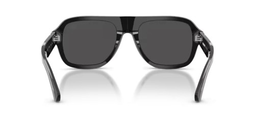 BURBERRY BE4478 - 420687 - 55 Lunettes de soleil Black Pilot (Aviator)