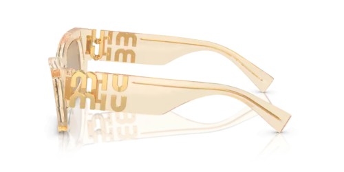 MIU MIU MU 09WS - 11T40F - 53 Lunettes de soleil Sable transparent Rectangle