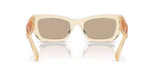 MIU MIU MU 09WS - 11T40F - 53 Lunettes de soleil Sable transparent Rectangle