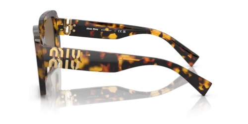 MIU MIU MU 10YS - VAU06B - 56 Lunettes de soleil Havane miel Irrégulier