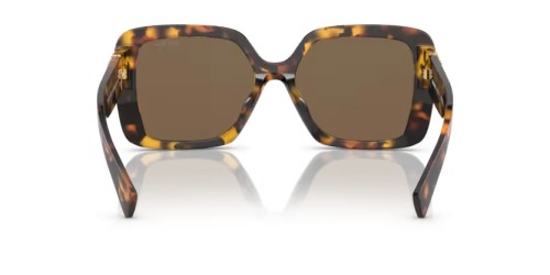 MIU MIU MU 10YS - VAU06B - 56 Lunettes de soleil Havane miel Irrégulier