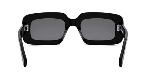 Celine CL40313U - 01A - 53 Lunettes de soleil Noir brillant Angulaire