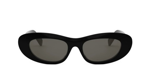 Celine CL40310U - 01A - 54 Lunettes de soleil Noir brillant Œil de chat