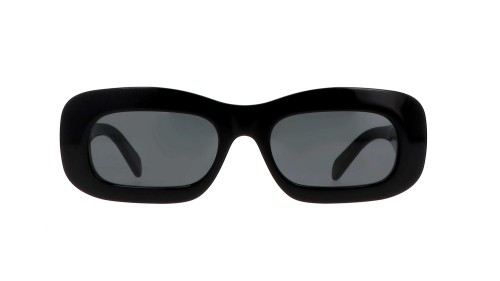 Celine CL40294I - 01A - 53 Lunettes de soleil Noir brillant Angulaire