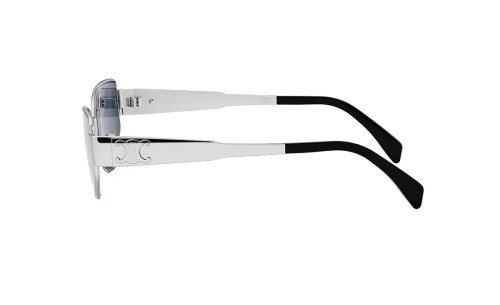 Celine CL40293U - 16V - 55 Lunettes de soleil Argent Œil de chat